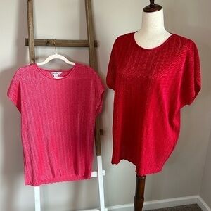 Bundle of Two TanJay Sleeveless Camisoles Size 2X in GUC